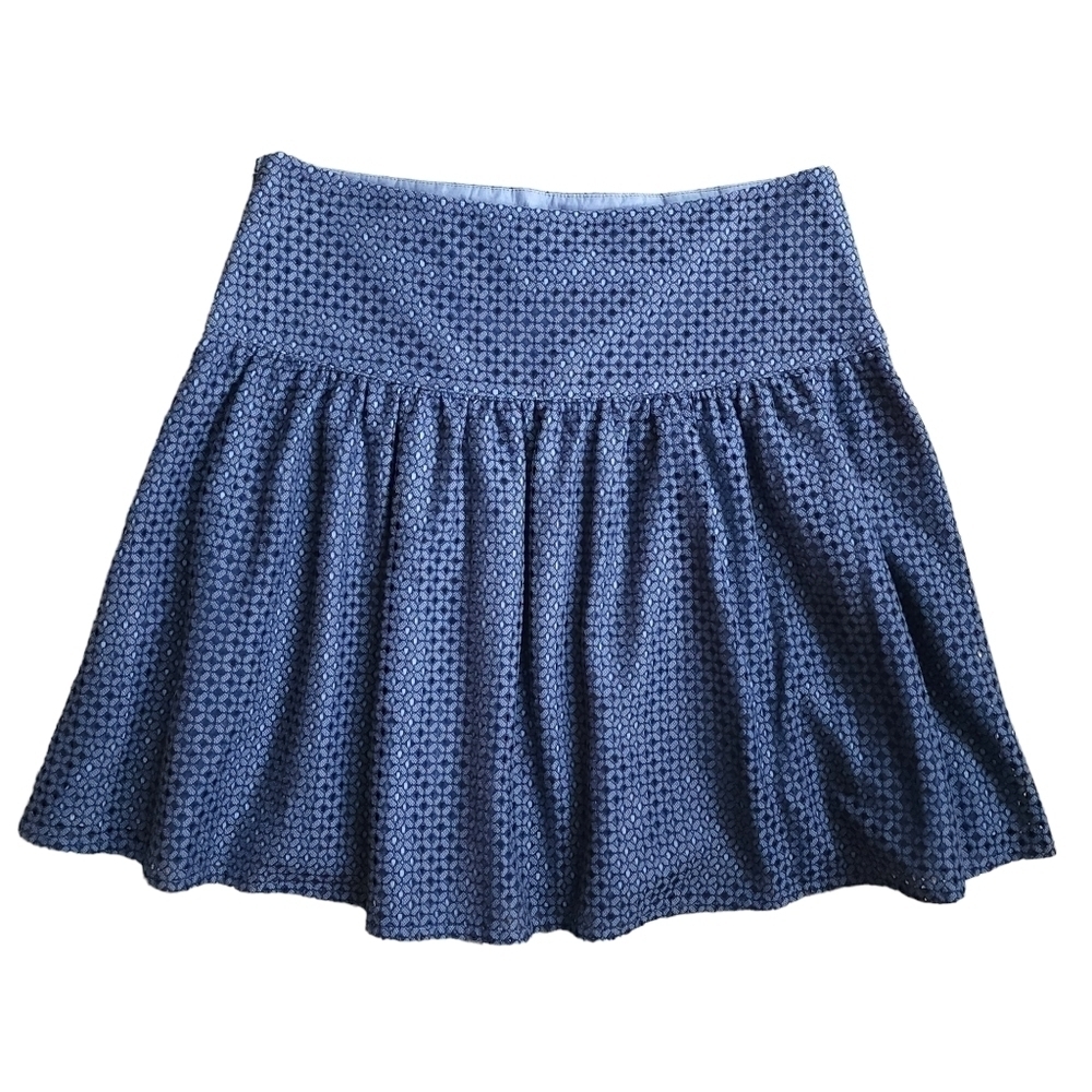 Ann Taylor Blue A-Line Skirt